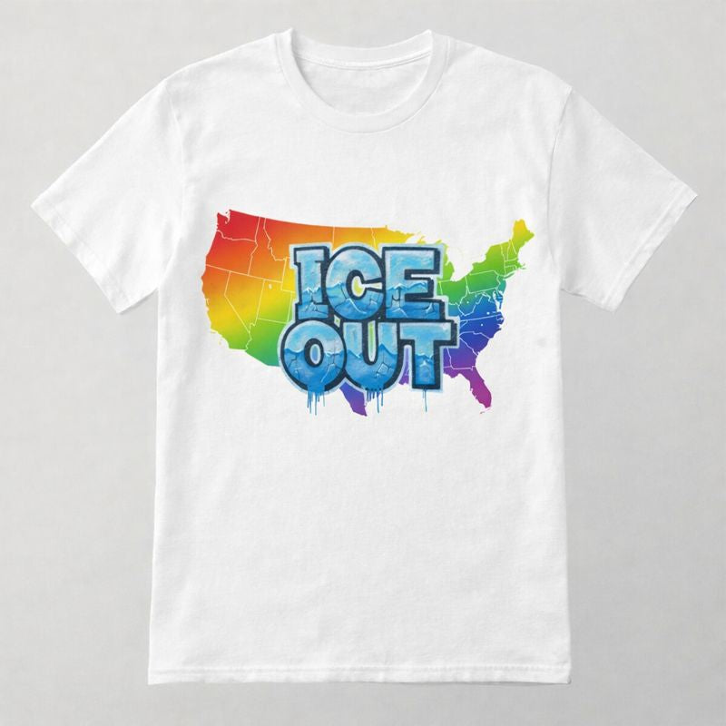 ANTI-ICE "RAINBOW ICE OUT" T SHIRT