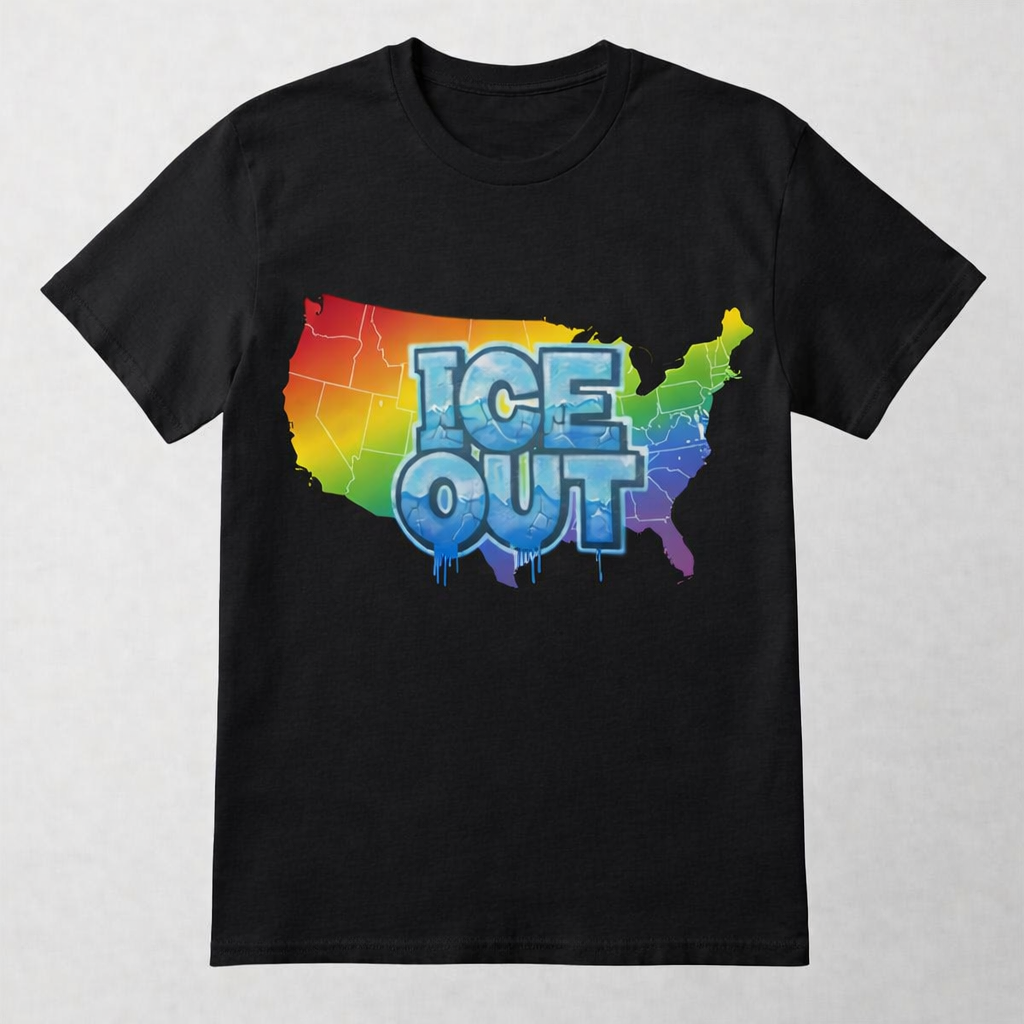 ANTI-ICE "RAINBOW ICE OUT" T SHIRT
